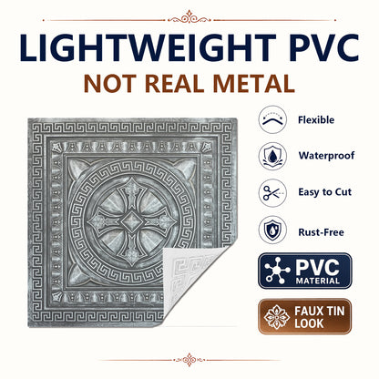 PAINTSDECOR PL01 Antique tin PVC material