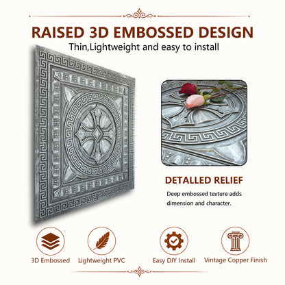 PAINTSDECOR PL01 Antique tin tile profile