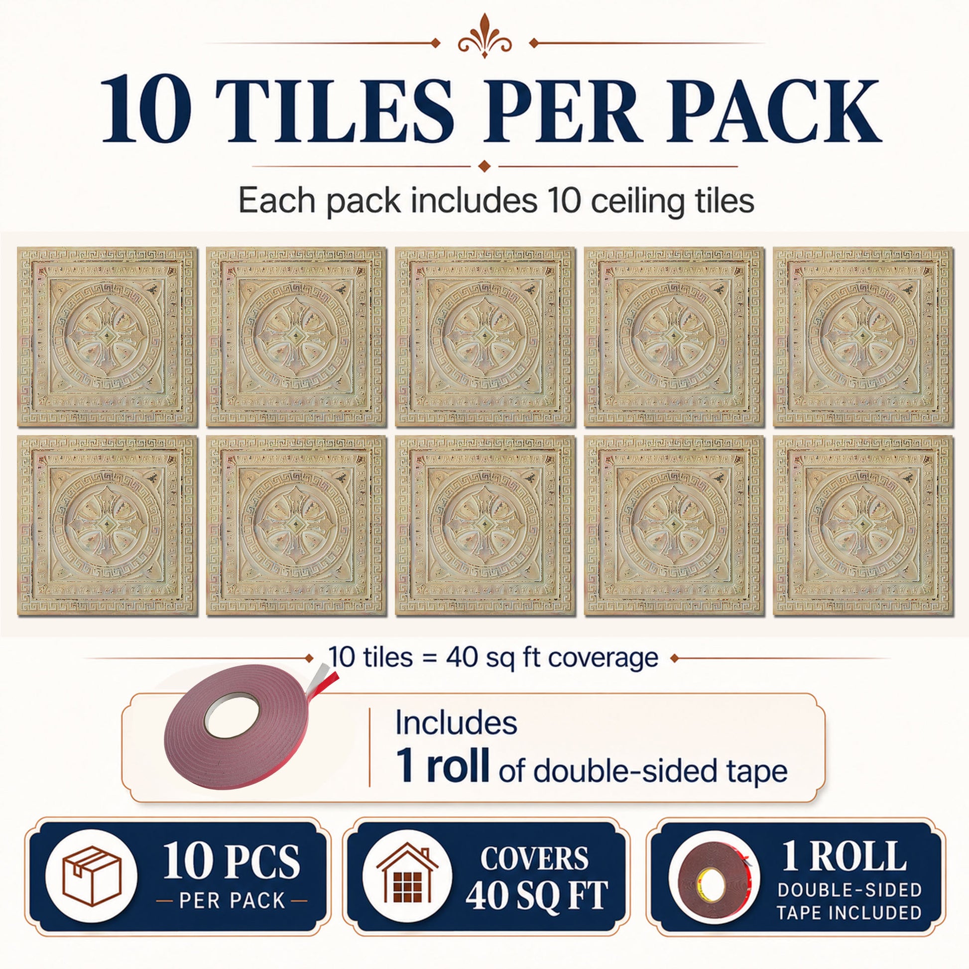 PAINTSDECOR PL01 Distress crack multicolor white 10-pack coverage