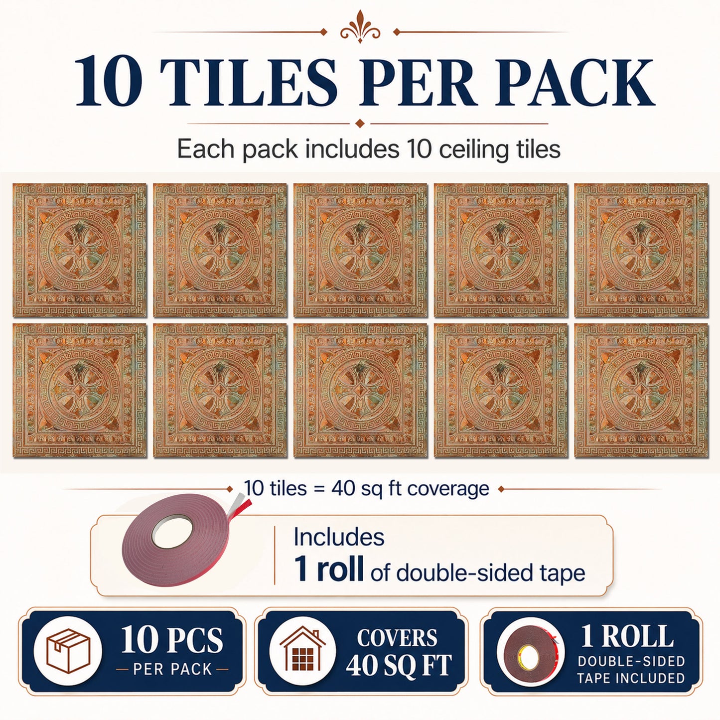 PAINTSDECOR PL01 Palazzo Clay 10-pack coverage