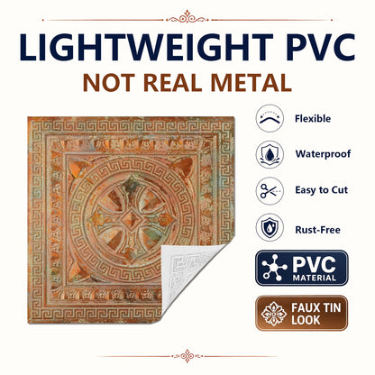 PAINTSDECOR PL01 Palazzo Clay PVC material