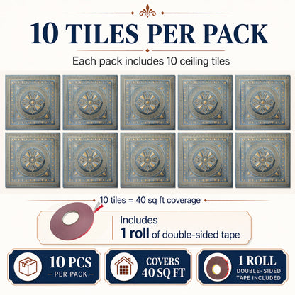 PAINTSDECOR PL01 Smoked gold 10-pack coverage