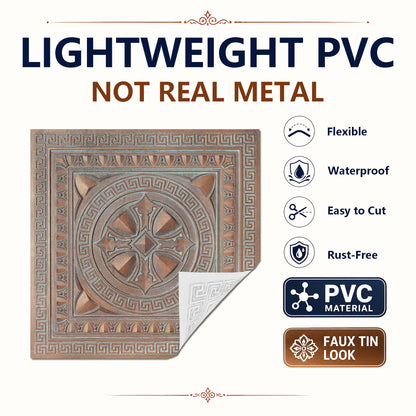 PAINTSDECOR PL01 Weathered copper PVC material
