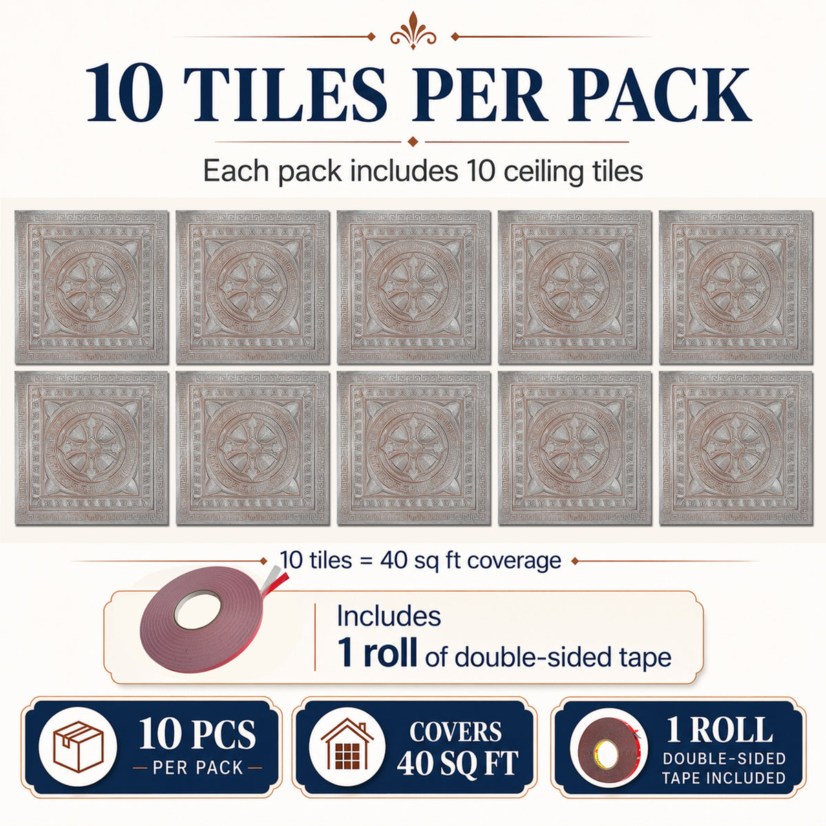 PAINTSDECOR PL01 Weathered Iron 10-pack coverage