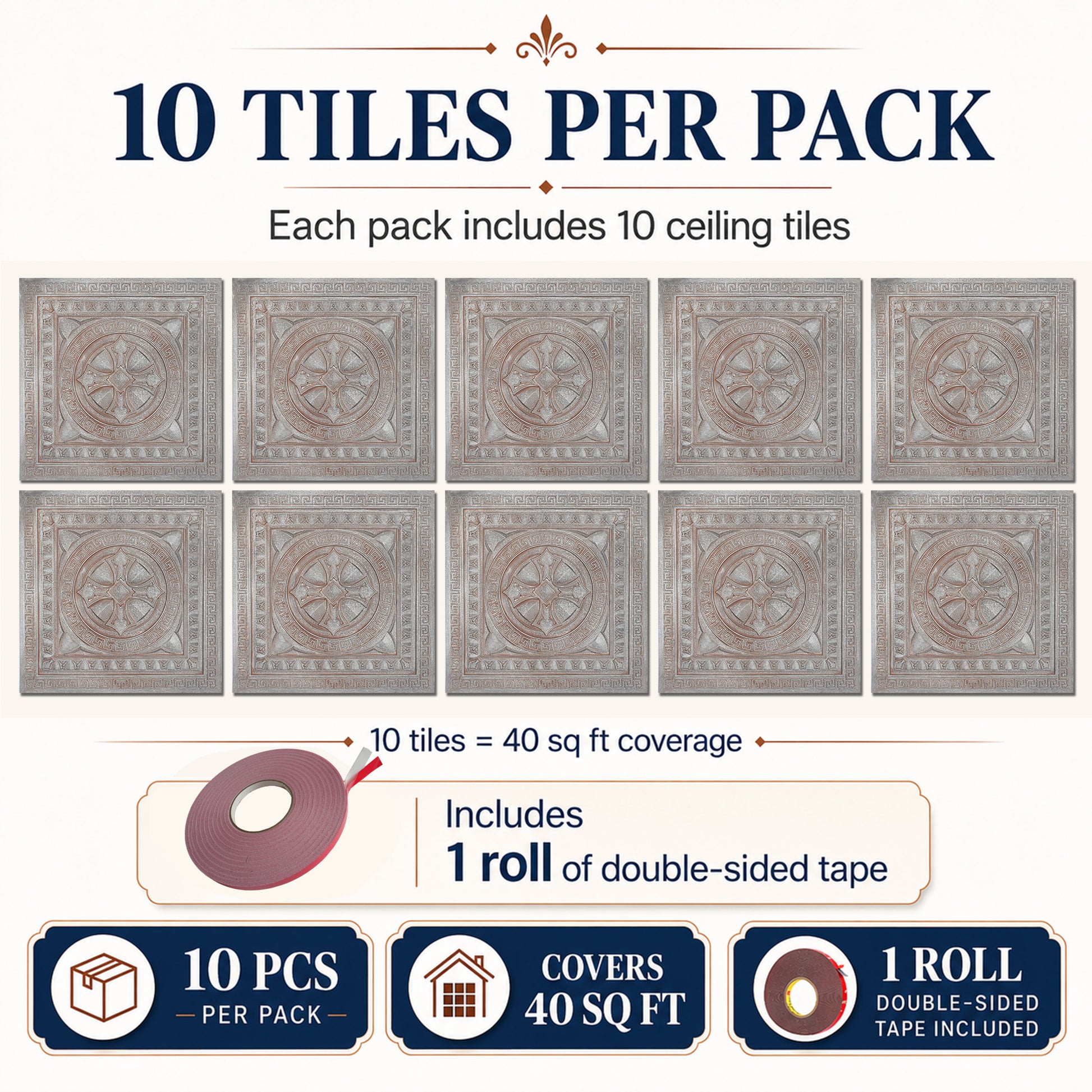 PAINTSDECOR PL01 Weathered Iron 10-pack coverage