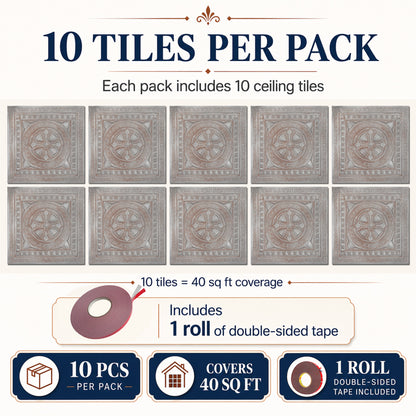 PAINTSDECOR PL01 Weathered Iron 10-pack coverage