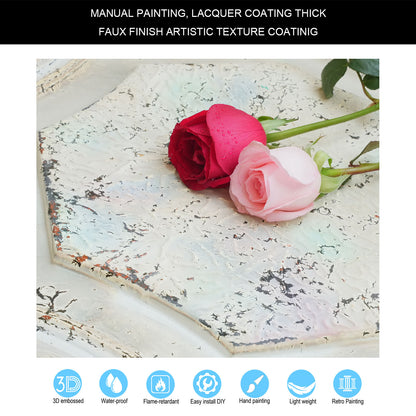 PAINTSDECOR PL02 Distress crack multicolor white product view