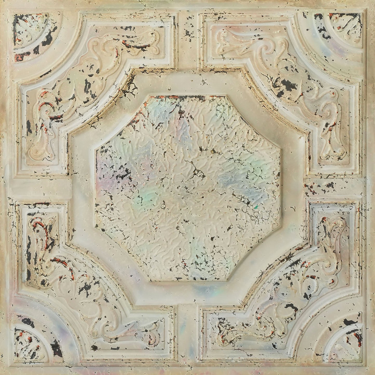 PAINTSDECOR PL02 Distress crack multicolor white product view