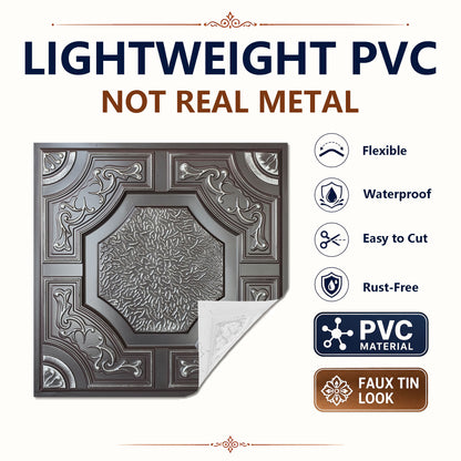 PAINTSDECOR PL02 Traditional silver PVC material