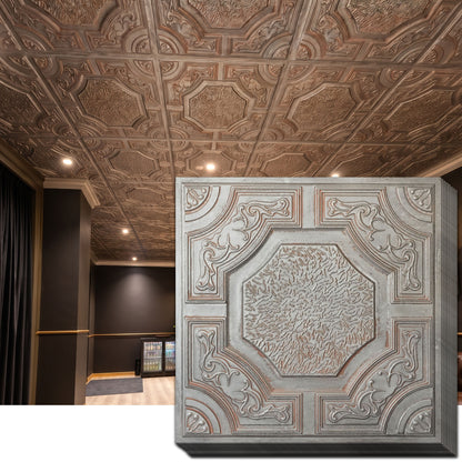 PAINTSDECOR PL02 Weathered iron ceiling tiles