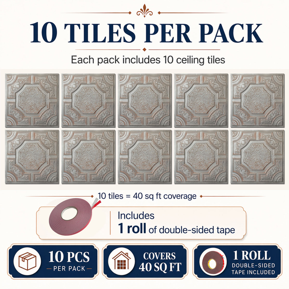 PAINTSDECOR PL02 Weathered iron 10-pack coverage
