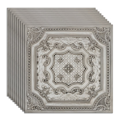 PAINTSDECOR PL04 Aged white ceiling tiles