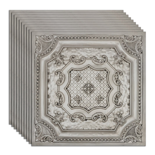 PAINTSDECOR PL04 Aged white ceiling tiles