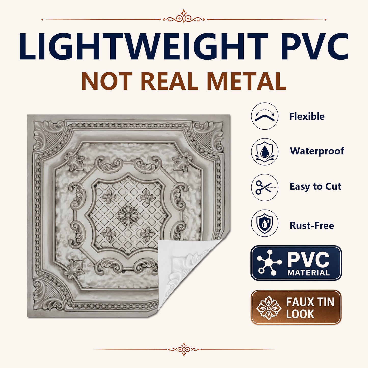 PAINTSDECOR PL04 Aged white product view