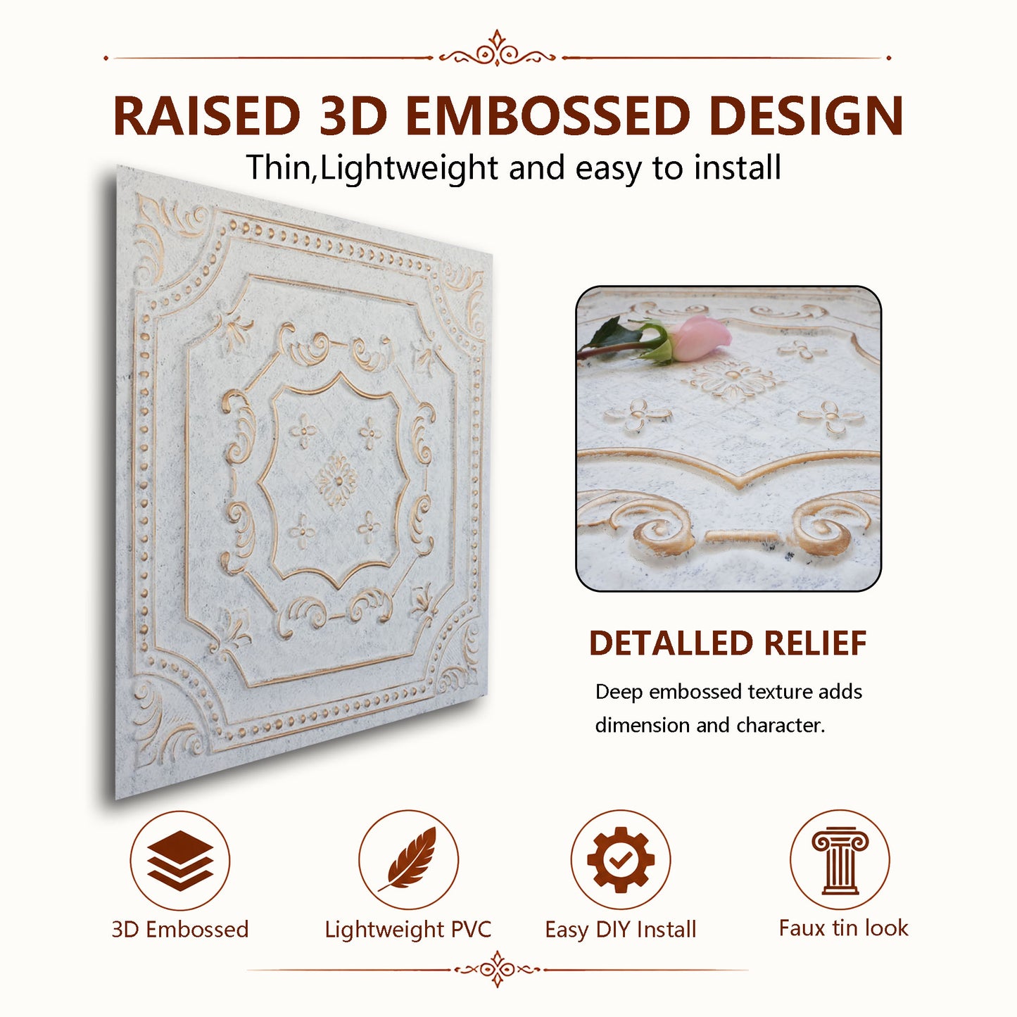 PAINTSDECOR PL04 Aged white gold product view