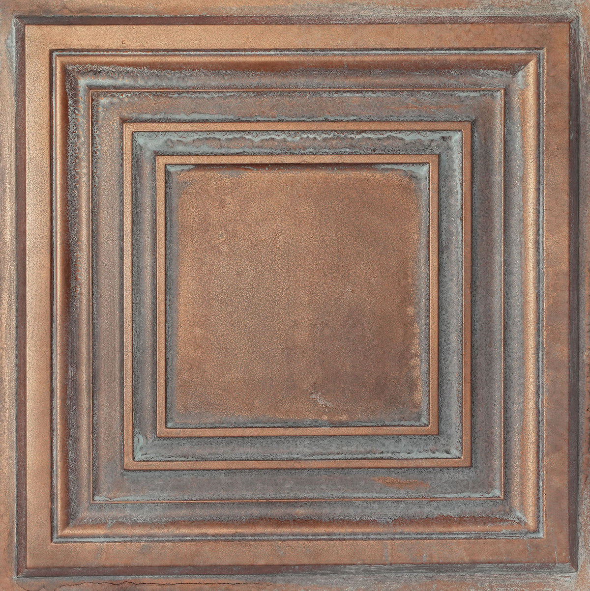 PAINTSDECOR PL05 Weathered copper PVC ceiling tile 8