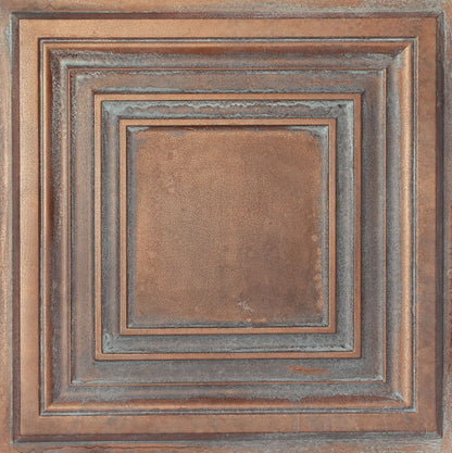 PAINTSDECOR PL05 Weathered copper PVC ceiling tile 8