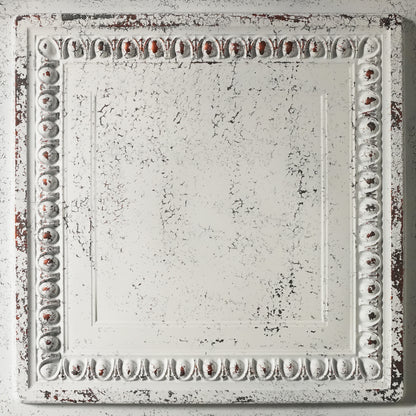 PAINTSDECOR PL06 Distress crack white black PVC ceiling tile 7