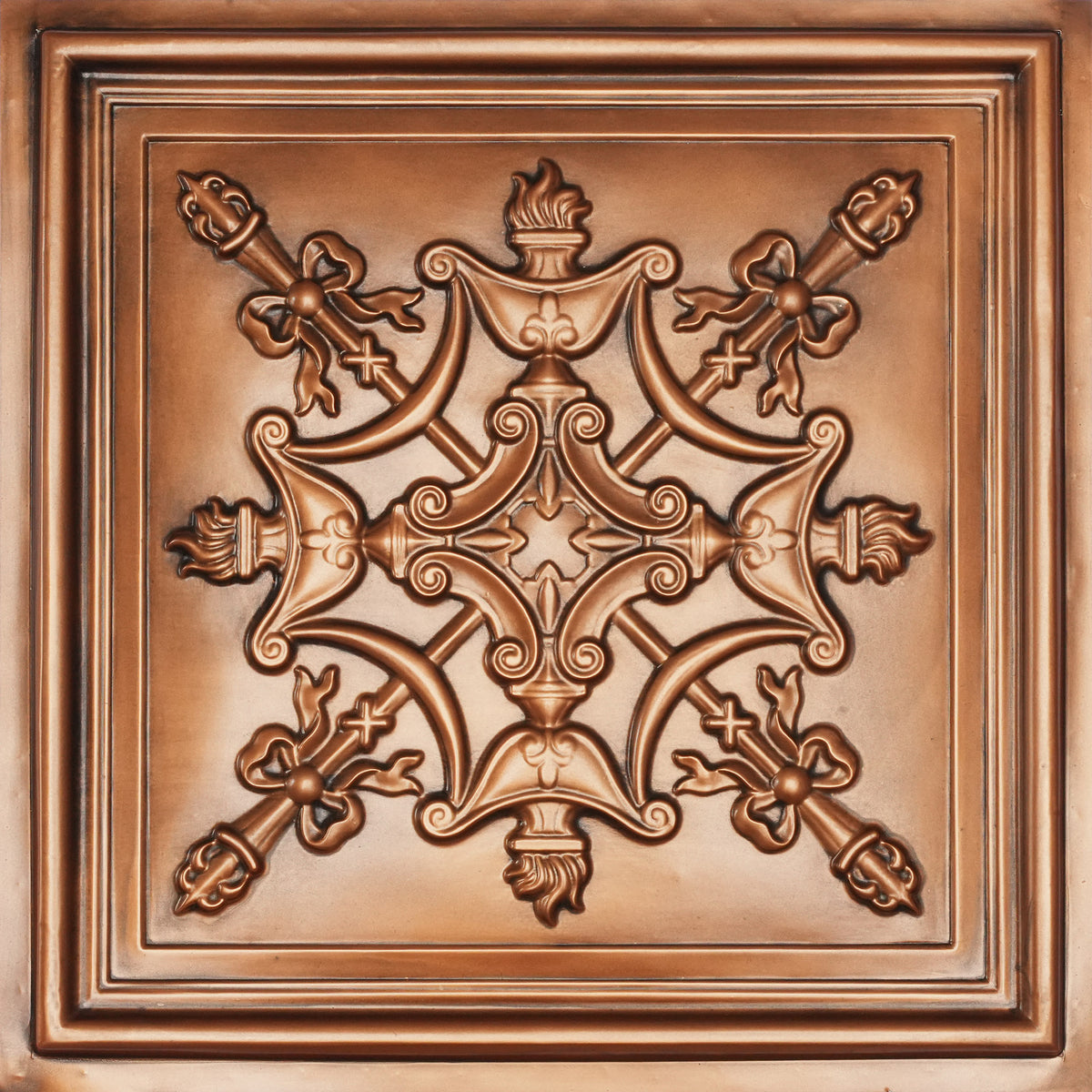 PAINTSDECOR PL07 Aged copper PVC ceiling tile 8