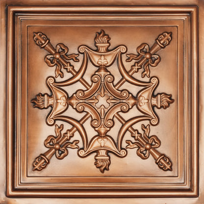 PAINTSDECOR PL07 Aged copper PVC ceiling tile 8