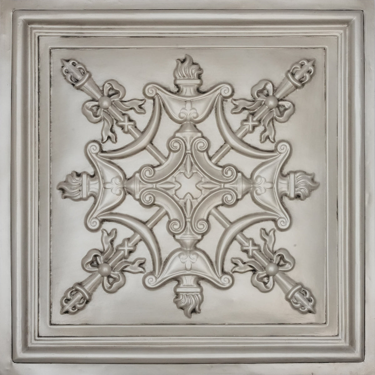 PAINTSDECOR PL07 Aged white PVC ceiling tile 8