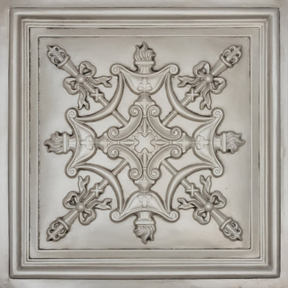 PAINTSDECOR PL07 Aged white PVC ceiling tile 8