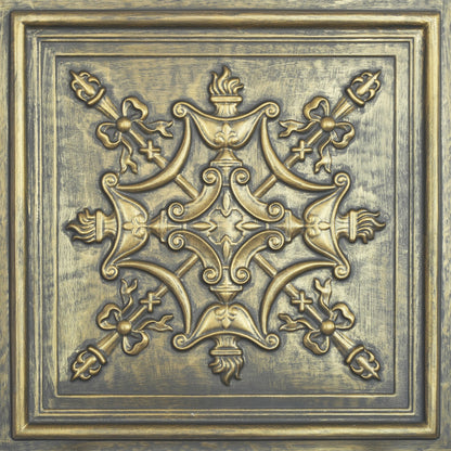 PAINTSDECOR PL07 Ancient gold PVC ceiling tile 11