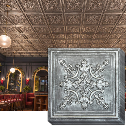 PAINTSDECOR PL07 Antique tin PVC ceiling tile 1