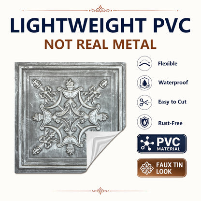 PAINTSDECOR PL07 Antique tin PVC ceiling tile 3