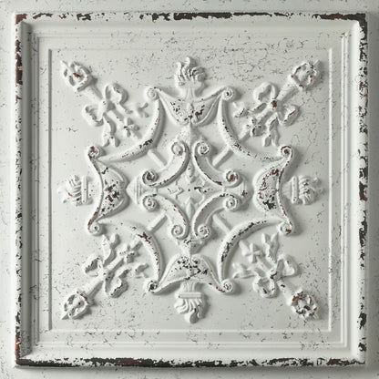 PAINTSDECOR PL07 Distress crack white black PVC ceiling tile 8