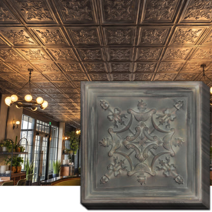 PAINTSDECOR PL07 Driftwood PVC ceiling tile 1