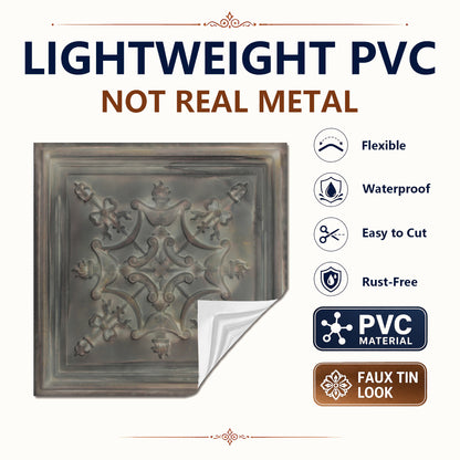PAINTSDECOR PL07 Driftwood PVC ceiling tile 3