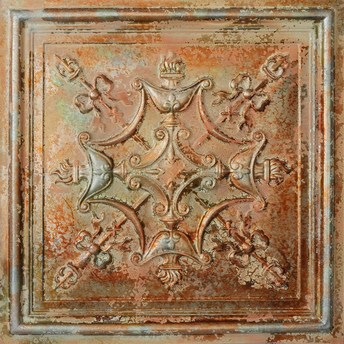 PAINTSDECOR PL07 Palazzo Clay PVC ceiling tile 6