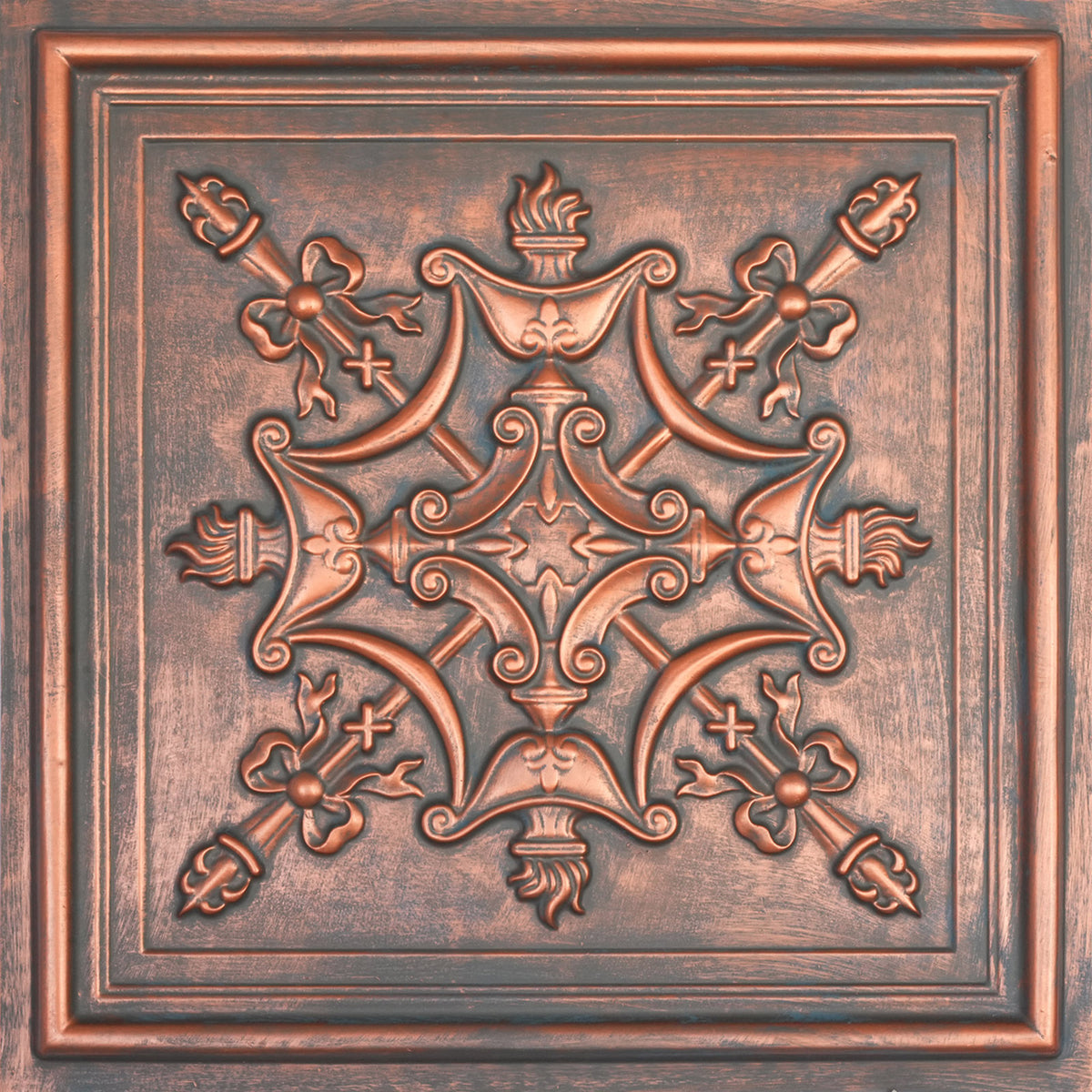PAINTSDECOR PL07 Rustic copper PVC ceiling tile 8