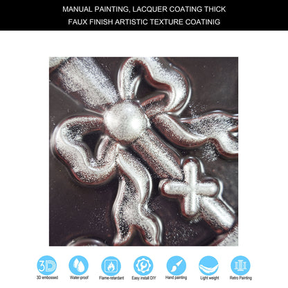 PAINTSDECOR PL07 Traditional silver PVC ceiling tile 2