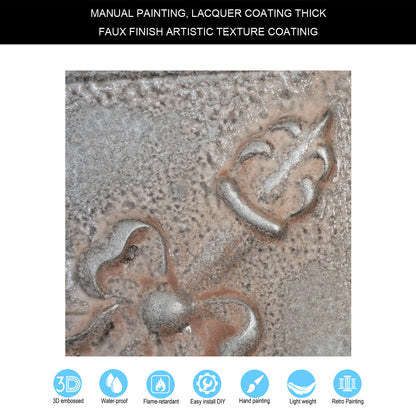 PAINTSDECOR PL07 Weathered Iron PVC ceiling tile 2