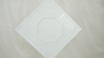 PAINTSDECOR embossed ceiling panels for beauty salon PL02 10-pack