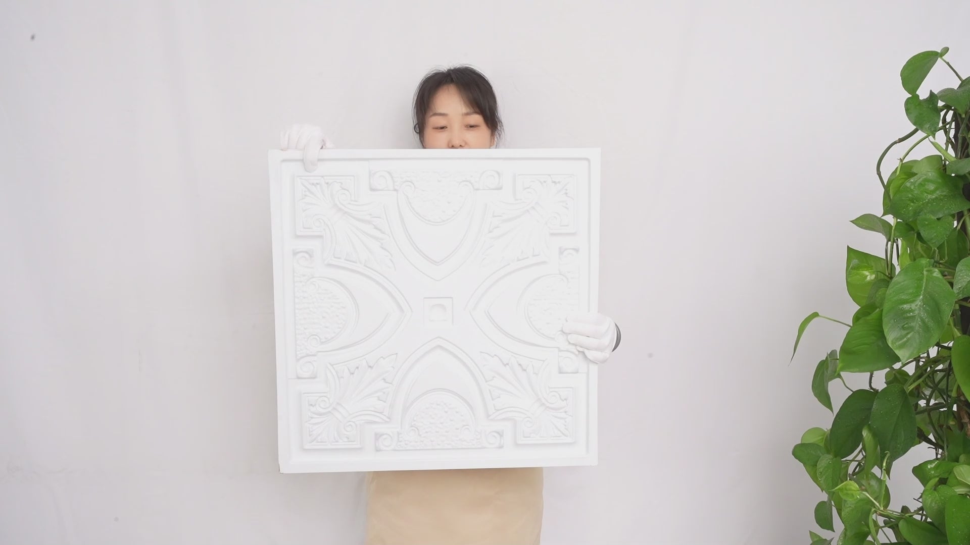 Load video: Handcraft faux tin ceiling tiles