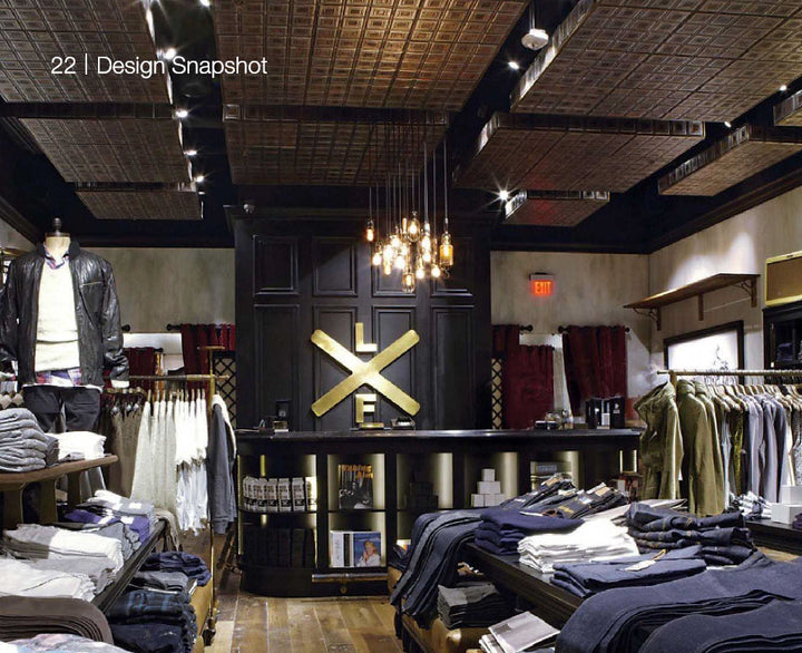 clothing store ceiling tiles