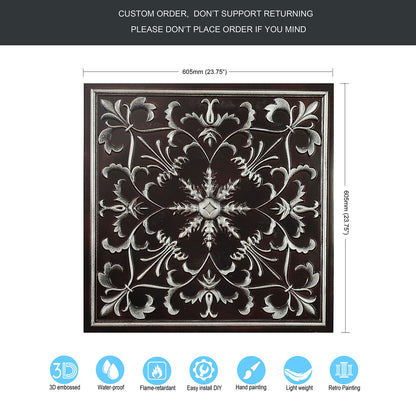 10tiles/lot PVC Ceiling Tiles for Salons, Spas, Massage Rooms and Comfortable Interiors PL70