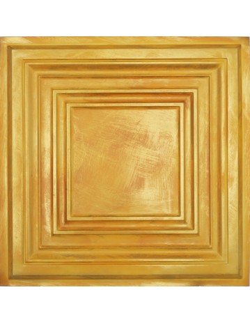 Drop in Ceiling tiles Faux Tin golden color PL05 pack of 10pcs
