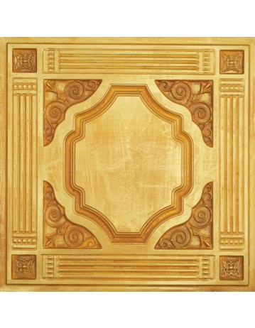 PVC ceiling panels, Emboss interior wall panel, golden color PL65 10pcs/lot