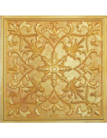 Copper tin tile, Drop in ceiling panels,for Barber house golden color PL70 10pcs/lot