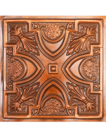 Faux Tin ceiling tiles Archaic copper color PL11 pack of 10pcs