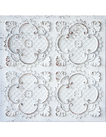 Victoria style ceiling tiles, Suspended Wall Panels, distressed crack white black color PL80 10pcs/lot