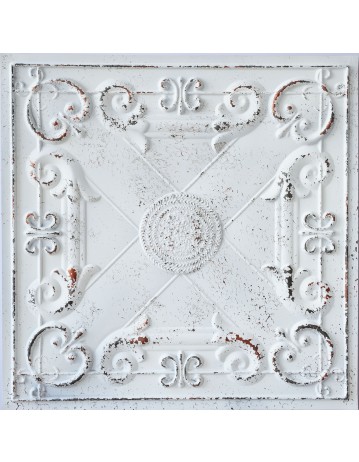 Decorative Fancy Tiles, 3D embossed wall panels, Distress crack white black color PL22 pack of 10pcs
