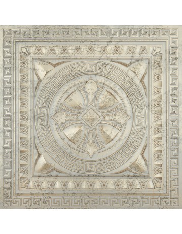 Chalk painted ceiling tiles, 3D embossed wall panels, Distress crack champagne gold color PL01 pack of 10pcs