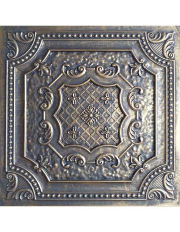 Faux Tin ceiling tiles ancient gold gray color PL04 pack of 10pcs