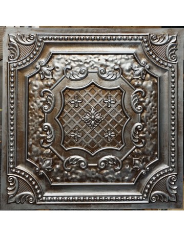 Faux Tin ceiling tiles antique tin copper color PL04 pack of 10pcs