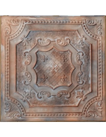 ceiling tiles Faux tin finished washed brown color PL04 pack of 10pcs